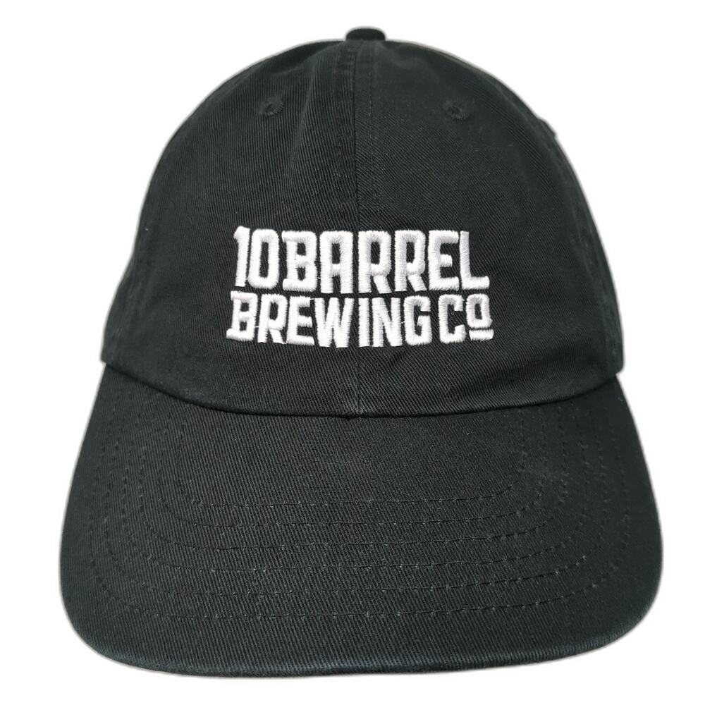 10 Barrel Brewing Co Slideback Baseball Cap Black One Size Quake City Caps